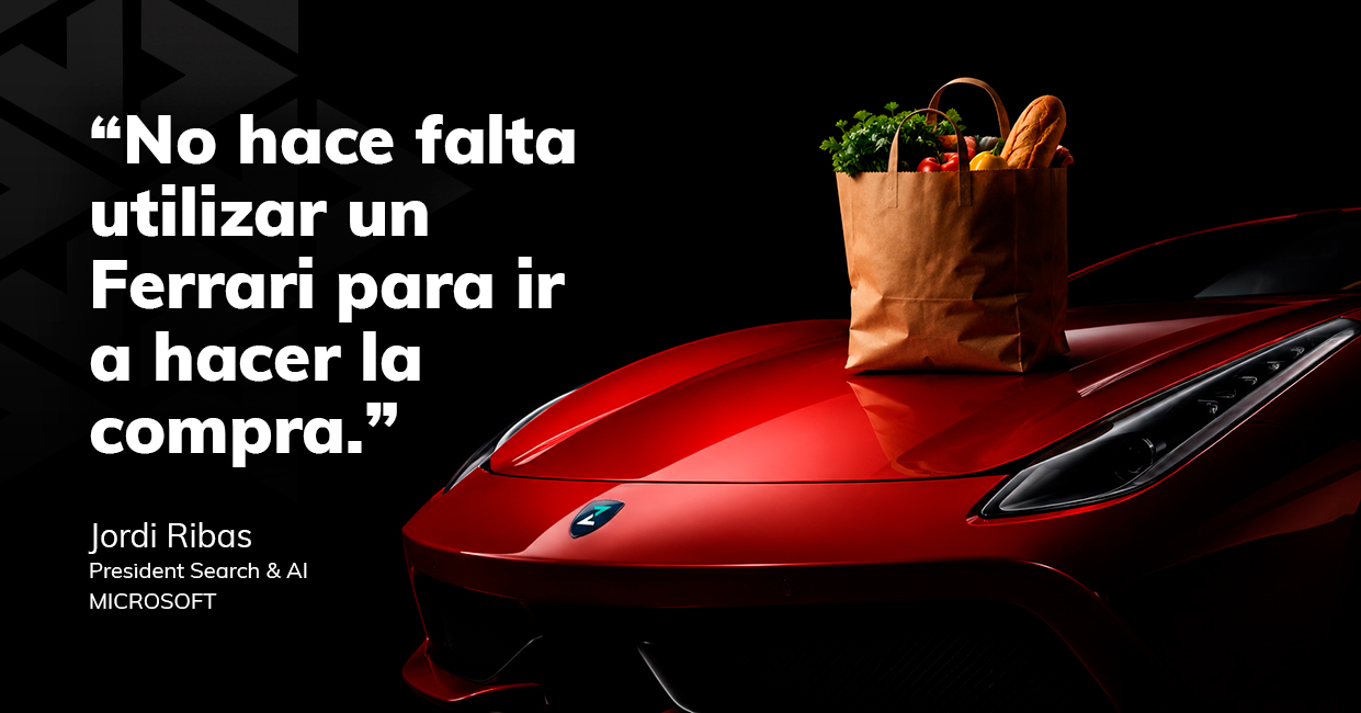 No hace falta utilizar un Ferrari para ir a hacer la compra