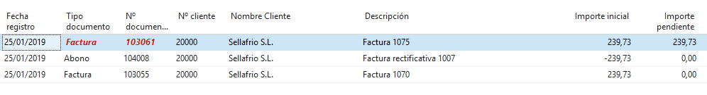Corregir, cancelar y crear abonos correctivos 3