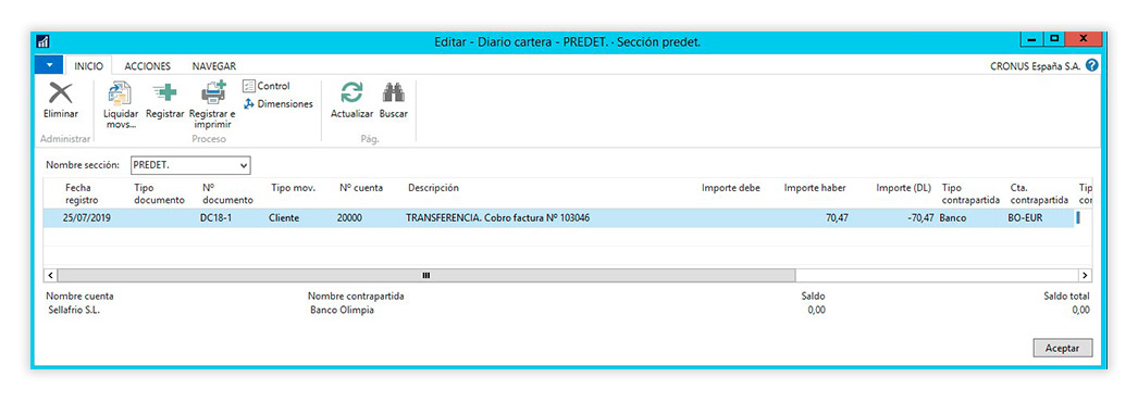 Revertir transacción