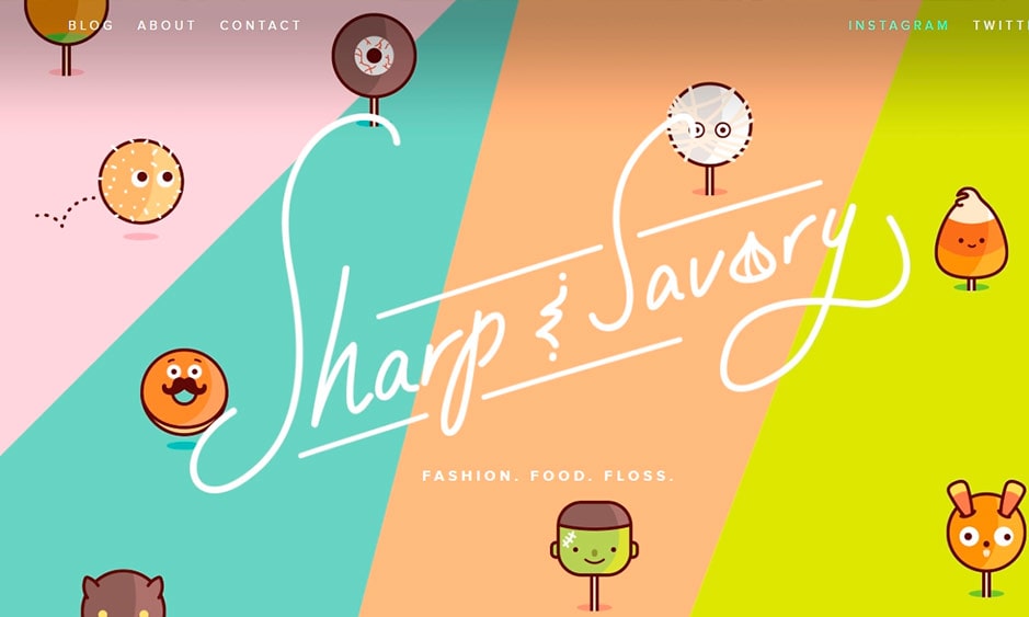 Ejemplo de tipografías handmade.