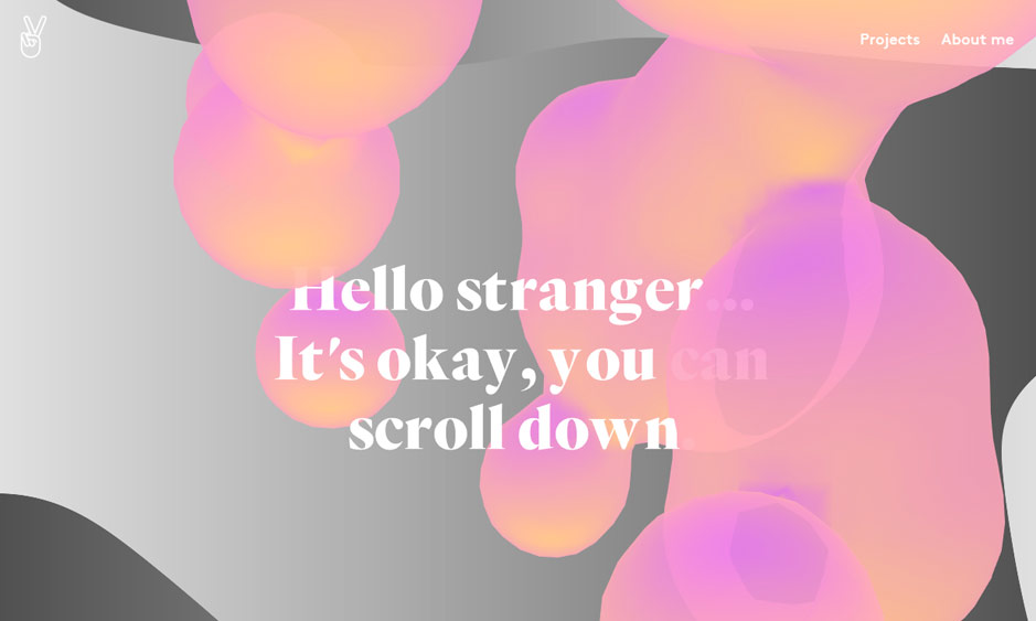 Ejemplo del uso de formas orgánicas.