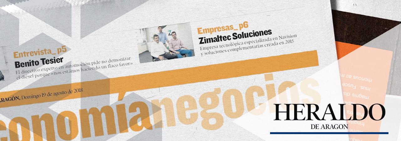 Zimaltec en el Heraldo de Aragón